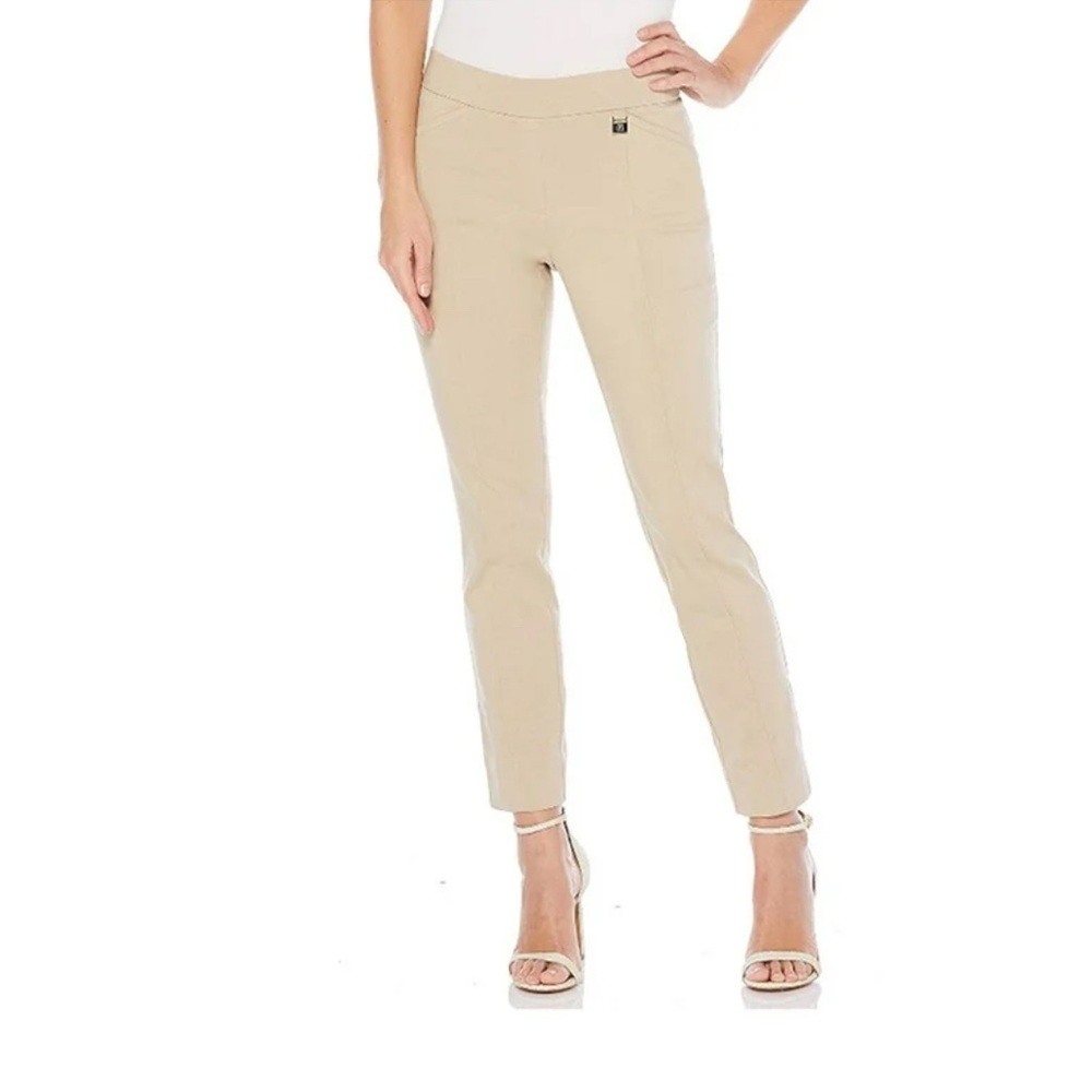 Rafaella Comfort Stretch Fit Tan Slim Pants